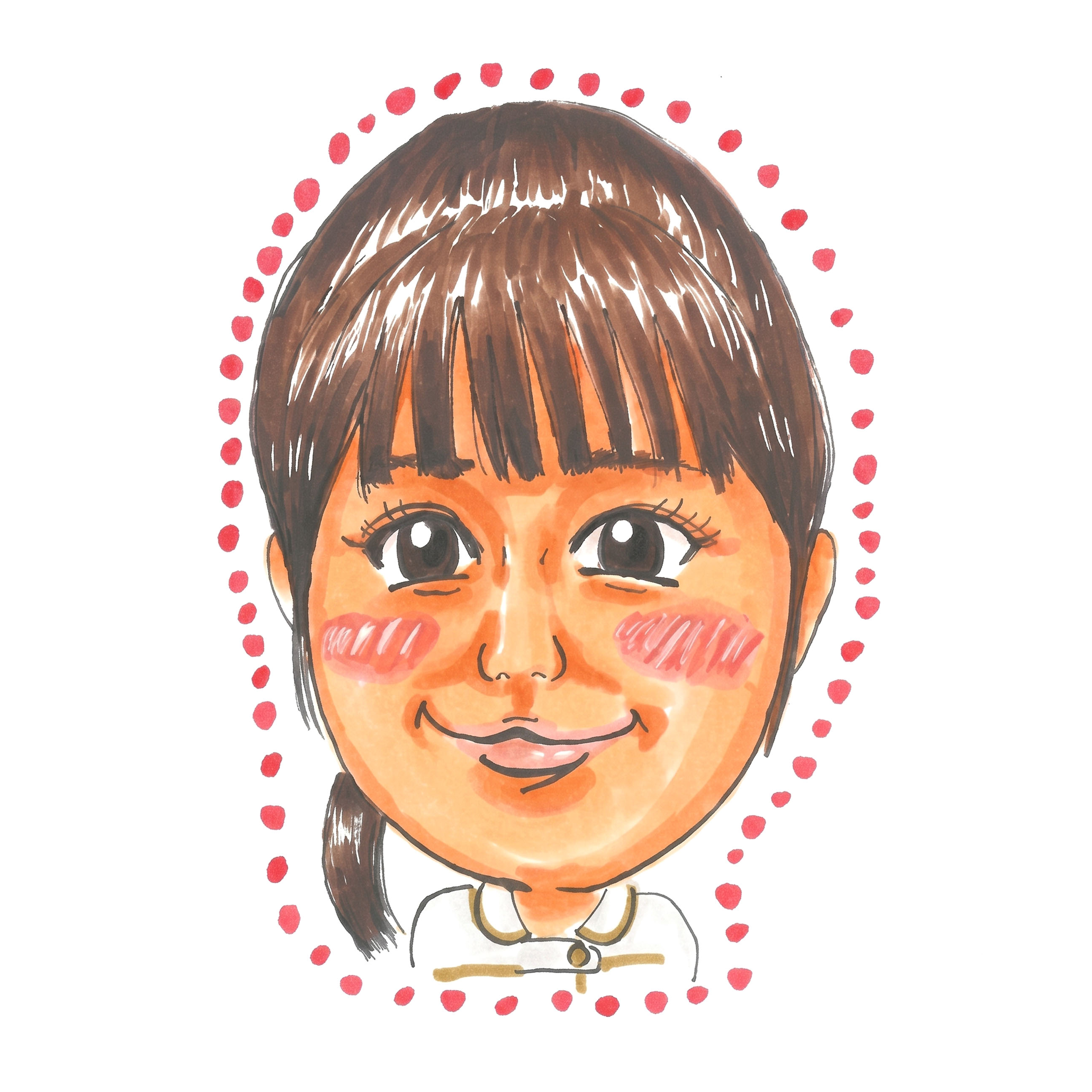 看護師さんの似顔絵